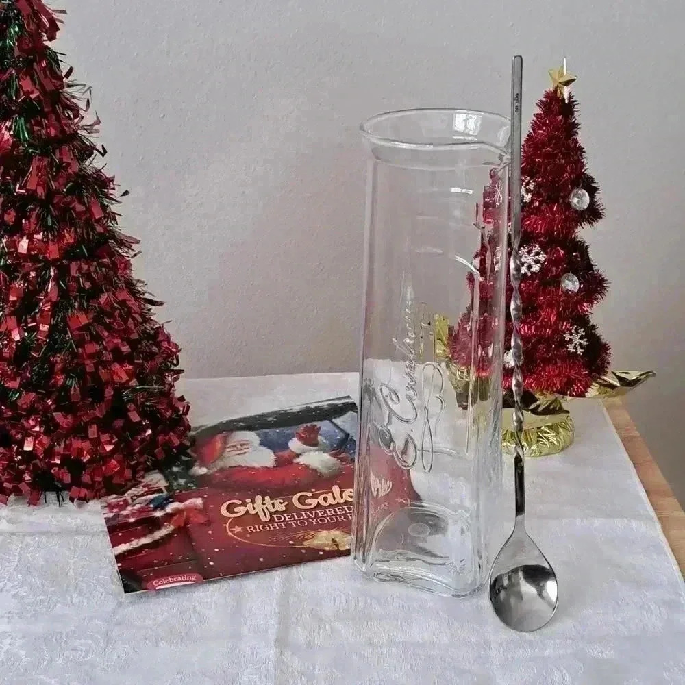 GLASS PITCHER WITH MIXOLOGIST LONG SPOON - Picture 5 of 6